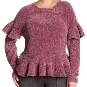 Ruffle sweater